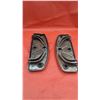 Image 2 : Pair of Harley Davidson flame job foot boards 12" each