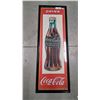 Image 1 : Vintage looking framed 1931 Drink Coca-Cola cardboard sign 37"x12"