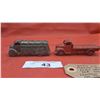 Image 2 : Dinky Toys Fordson Thames flat truck 30R and London Toy oil tanker