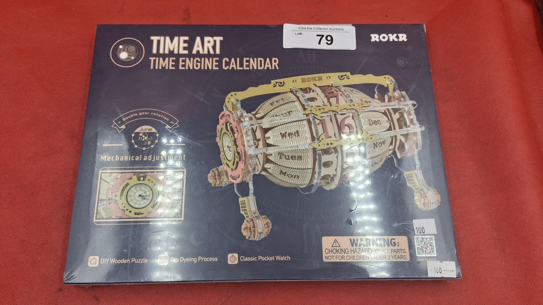 Unopened package ROKR time engine calendar, mechanical model