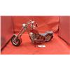 Image 1 : Large metal chopper motorcycle 17" long