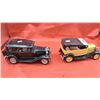 Image 2 : Pair of vintage metal cars