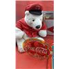Image 2 : Coca-Cola collectible lot inc tray, bear, glass, etc