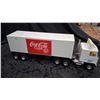 Image 1 : 1985 Nylint Coca-Cola GMC pressed steel semi truck & trailer 21" long