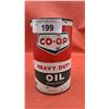 Image 1 : Vintge Co-op heavy duty vintage motor oil quart