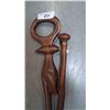 Image 2 : 2 vintage walking sticks, beautifully carved