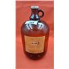 Image 1 : 1960s A&W Rootbeer brown glass, one gallon jug, paper label