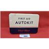 Image 1 : Old first aid auto kit, 1960s Johnson & Johnson, Canadian, filled with supplies