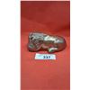 Image 2 : Vintage brass lion door stop 6" long