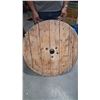 Image 2 : Large wood "At the beach" clock 34" diameter