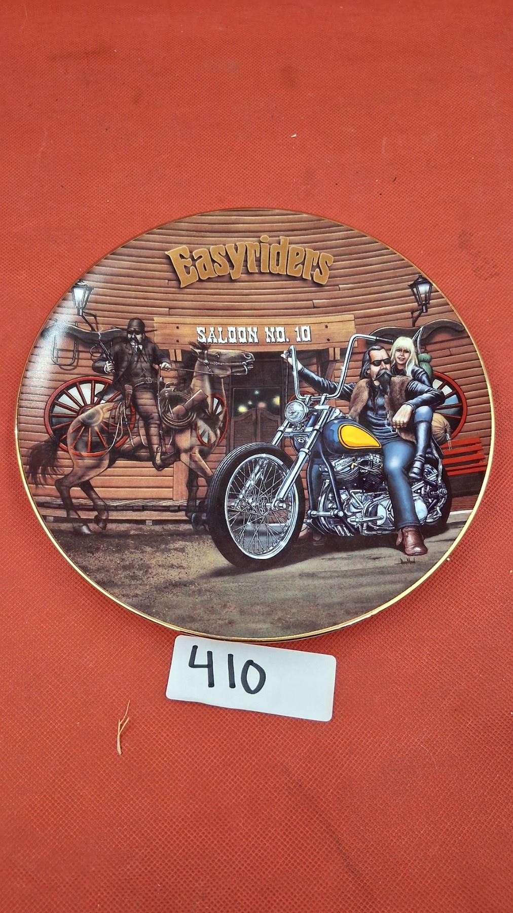 Very rare Easyriders commemorative plate