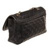 Image 6 : Chanel Black Leather Single Flap Chain Shoulder Bag