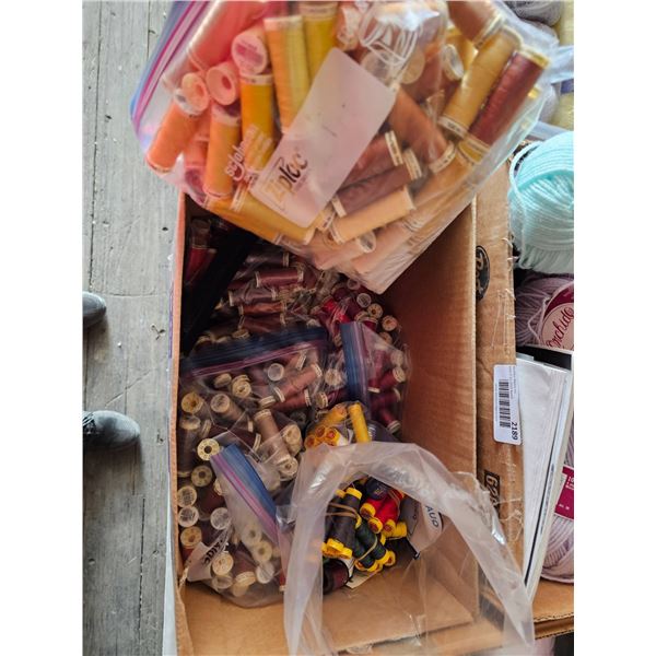 Sewing Thread Spools in Bulk Lot