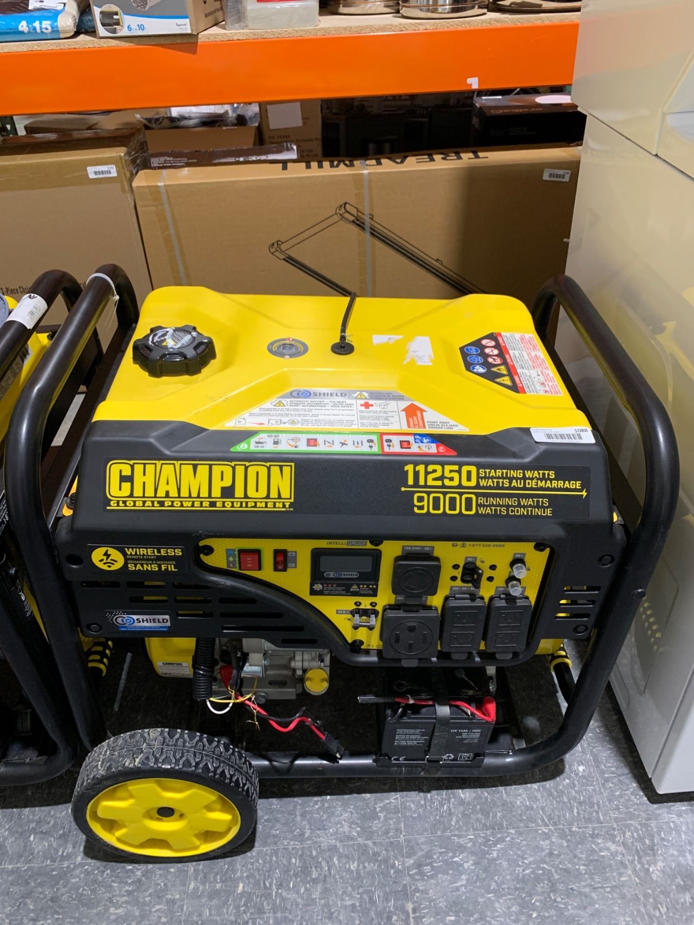Champion 11250 Starting Watts 9000 Running Watts Generator with CO Shield
