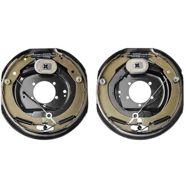 GOMADEIT 1 Pair Trailer Electric Brake Assembly 12″ x 2″ fits for 5,200 lbs., 6,00