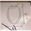 Image 2 : Centoco Elongated Toilet Seat, White