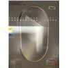 Image 5 : Artika Royce Oval LED Wall Mirror with Integrated Defogger