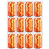 Image 1 : Poppi Prebiotic Soda  Orange Flavor,  12x355ml Cans