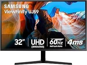 Monitor Uj59 32 Polegadas Samsung ViewFinity UJ59 32-Inch Monitor (Model: U32J59)