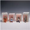 Image 1 : 4pc Madame Alexander Porcelain Figural Boxes " Wizard of Oz Characters