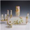 Image 1 : 8pc European Porcelain Yellow Rose Motif Tableware Set
