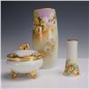 Image 2 : 8pc European Porcelain Yellow Rose Motif Tableware Set
