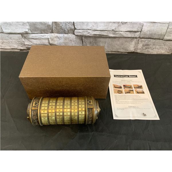 Da Vinci Code Cryptex Birthday Gift