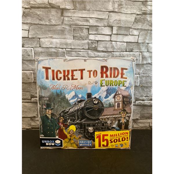 Alan R Moon Ticket To Ride Europe Days of Wonder Board Game