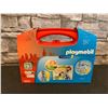 Image 2 : Playmobil - Vet Visit Carry Case - 39 pc set