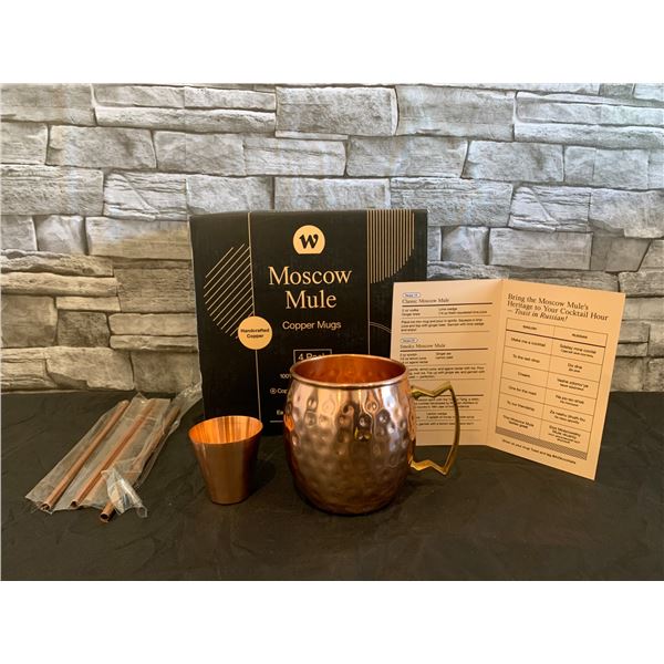 Moscow Mule Copper Mugs - 4 Pack