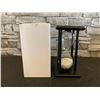 Image 1 : Hourglass Sand Timer - Black
