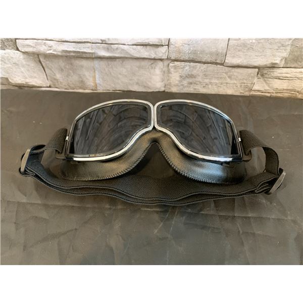 Motorcycle Goggles - Black Frame