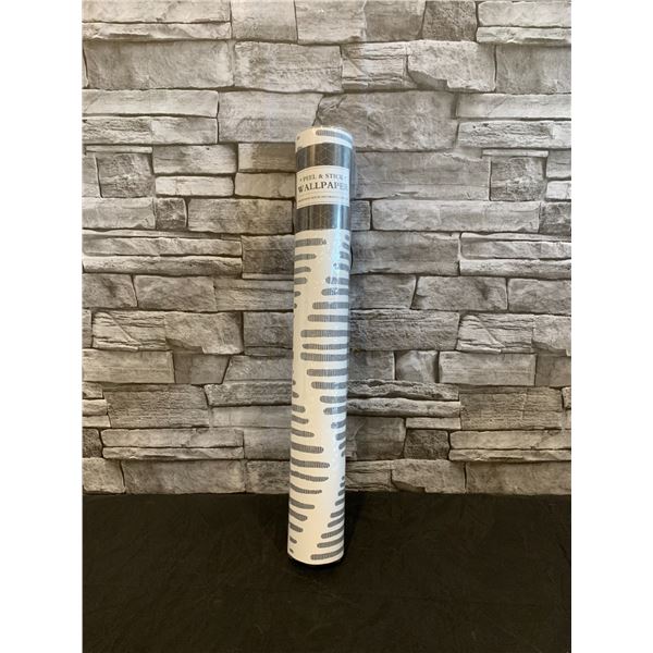 Peel & Stick Wallpaper  - 17.3"x120" - Black  & White