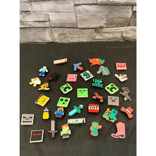 Assorted Minecraft Jibitz - 30 pcs