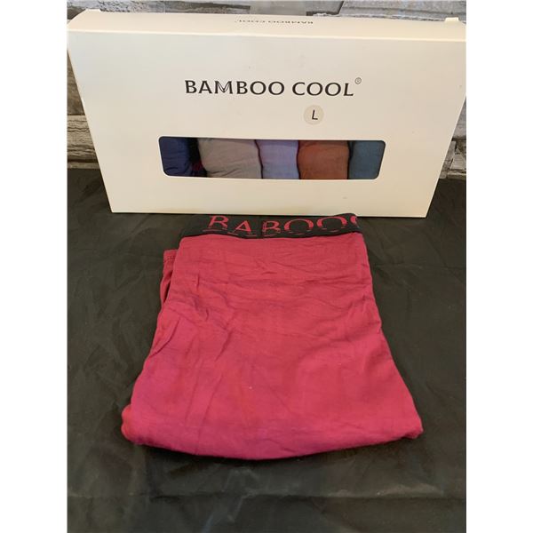 Bamboo Cool Men's Underwear - Assorted Colours - Size L - 7 pc