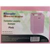 Image 2 : Foldable Laundry Hamper - 13.75" x 13.75" x 22.75"