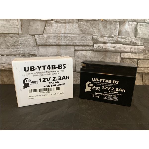 Upstart Sealed Lead Acid Battery 12V 2.3Ah Ub-YT4B-BS