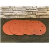 Image 1 : Sand Paper Discs P120 9" 6 Hole