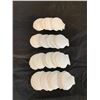 Image 1 : Scallop Shells for Crafts 4" to 5" 20 Pack