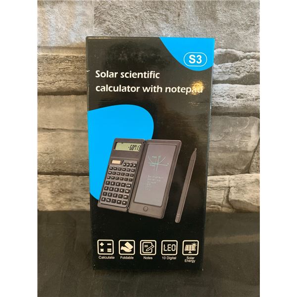 Solar Scientific Calculator With Notepad