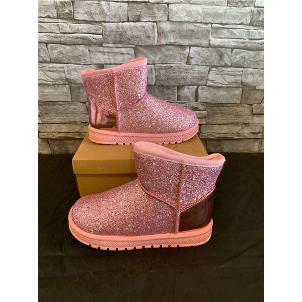 Toddlers Boots Shiny Pink Size 2