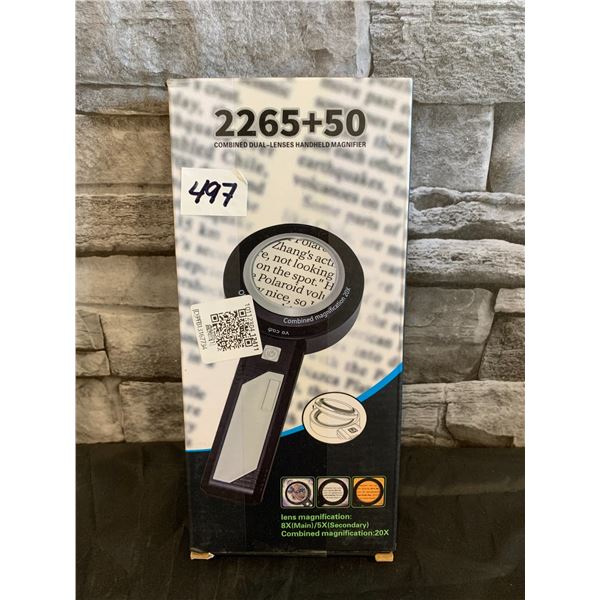 Rechargeable Magnifying Glass - 8x Magnify