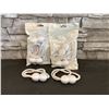 Image 1 : Magnetic Curtain Tie Back Tassel White 6 Pack
