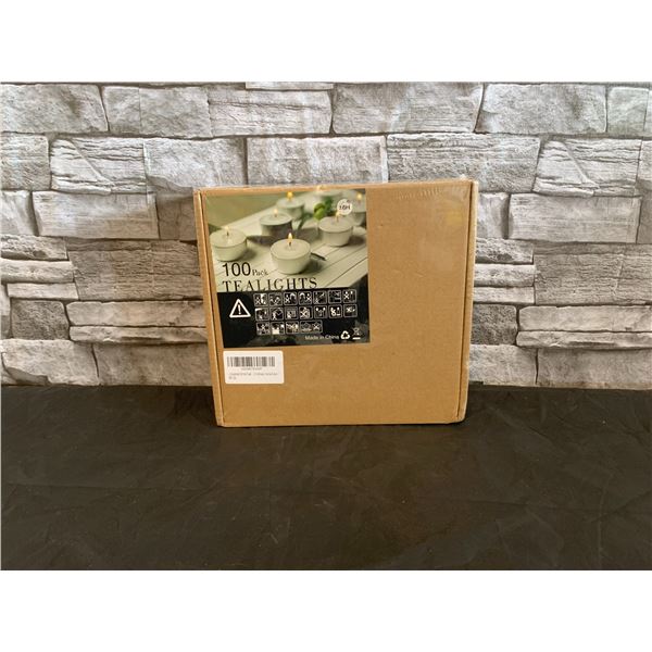 Unscented Tealight Candles 100 Pack