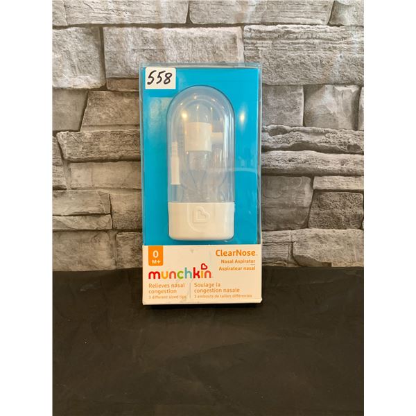 Munchkin Clear Nose Aspirator With 3 Different Sized Tips