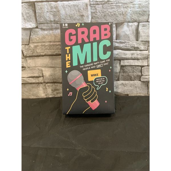 The Grab The Mic Karaoke Party Game 2-10 Players