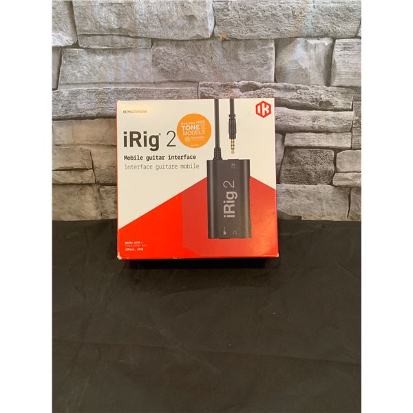 I Rig 2 Mobile Guitar Interface Works With Iphone Ipad