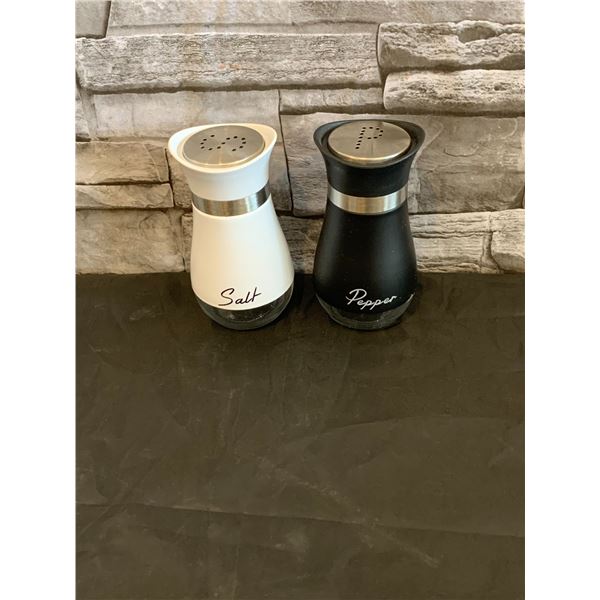 Glass Salt and Pepper Shakers
