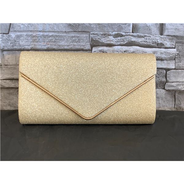 Womens Wallet Sparkle Gold Colour