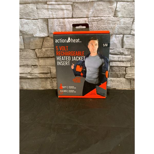 Action Heat 5 Volt Rechargeable Heated Jacket Insert Size S/M